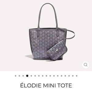 Élodie Mini Tote in Gray